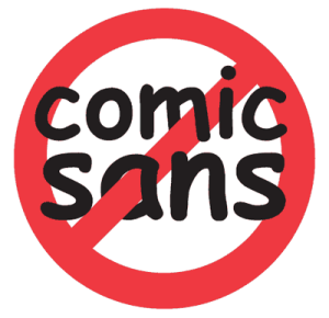 The Despised Comic Sans Font